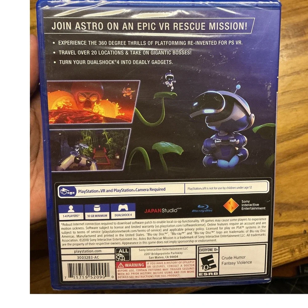 New sealed Astro Bot Rescue Mission PS4 VR PlayStation 4 2018 PSVR